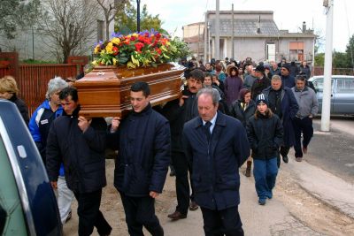 Funerale di Michele Perruzza