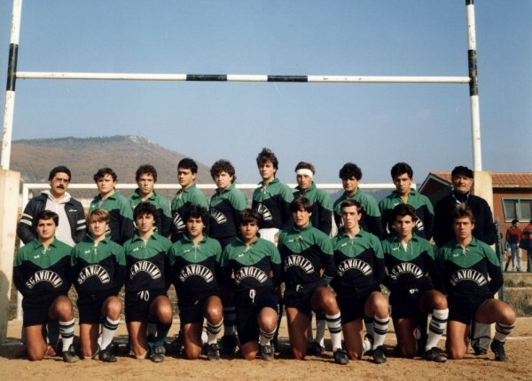 Nel 1984 con la formazione Under 19 dell'Aquila Rugby